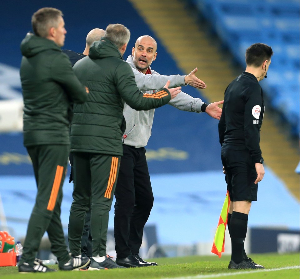 Pep Guardiola defends his Man City team after Mason Greenwood had to wait to replace an injured Marcus Rashford