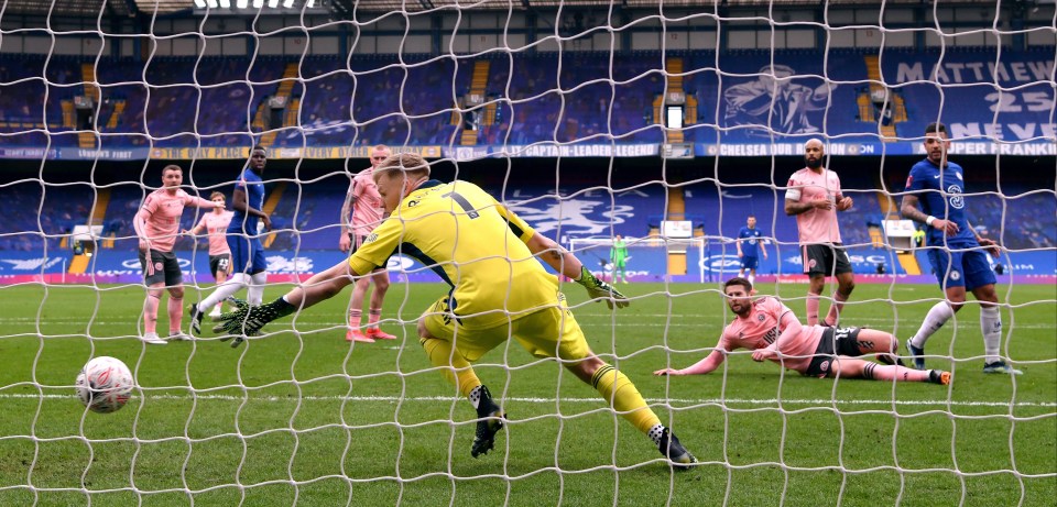 Sheffield United were unlucky to go a goal down after Ollie Norwood prodded past his own keeper