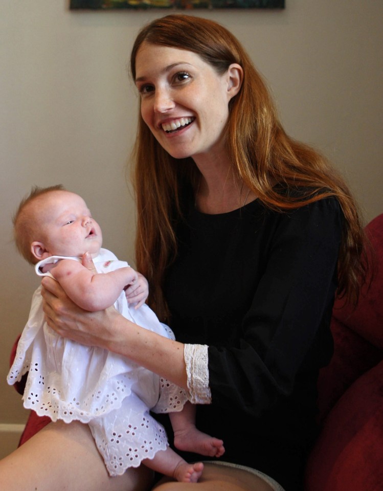 Lindi, pictured with Pete's daughter Aisling, in 2012