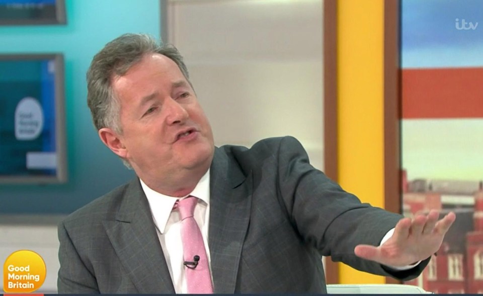 Piers Morgan and the weather presenter had a fiery on-air row earlier this month