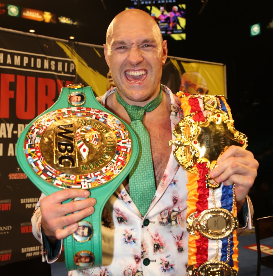 Tyson Fury will go up against Anthony Joshua in two fights this year as he aims to be crowned undisputed heavyweight champion of the world