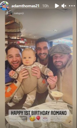 Adam Thomas' cute post to his nephew