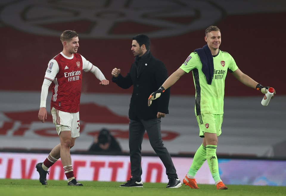 Smith Rowe is loving life under Mikel Arteta, who previously coached him in the academy