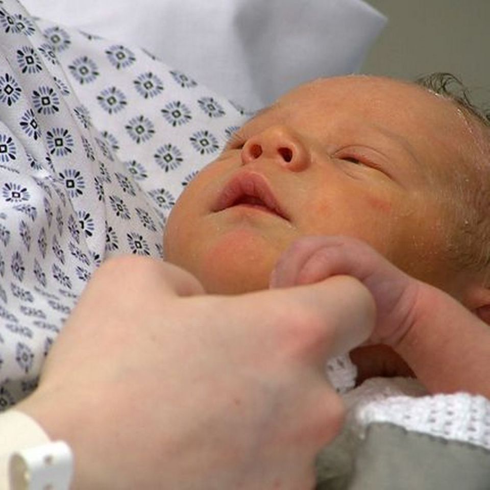 Baby Frankie was left alone while mum Tracy cleaned the house