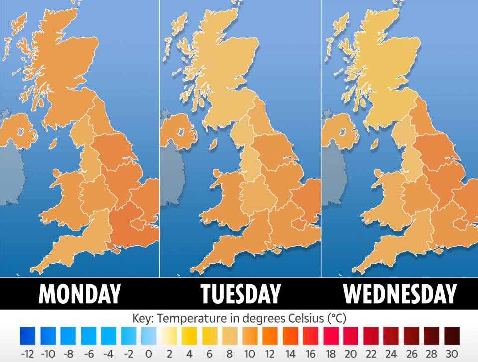 The weather will be mild in the days to come, forecasters say