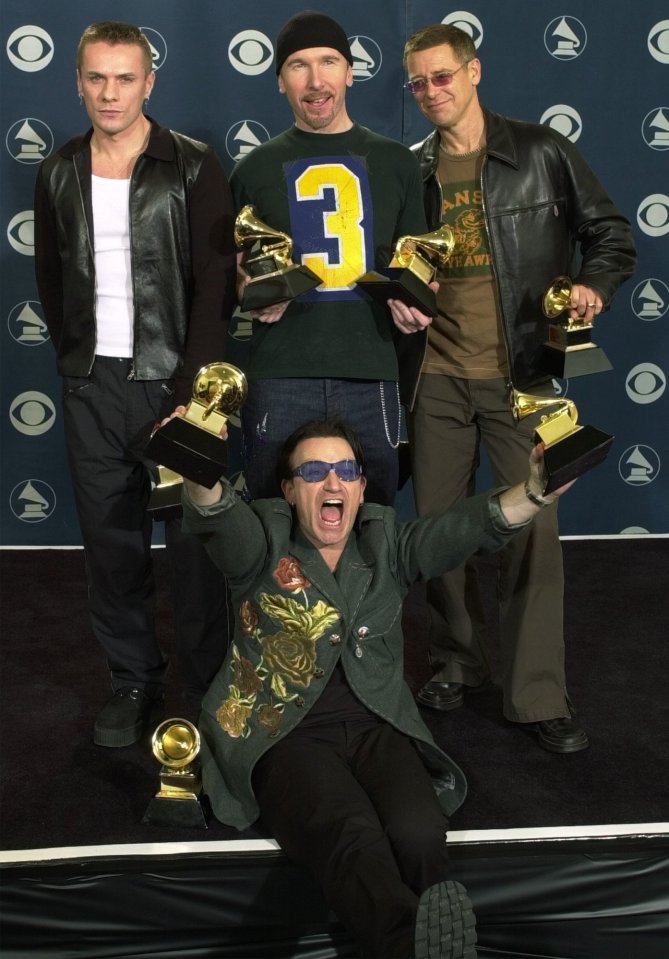 U2 have enjoyed big success at the Grammys over the years