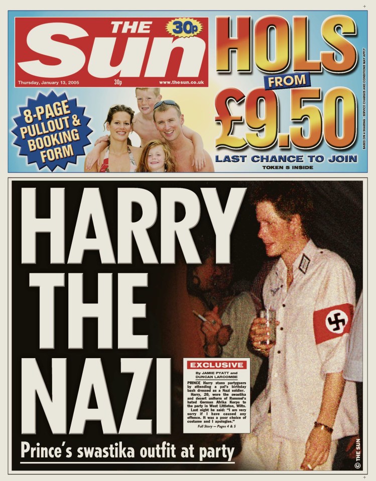 The Sun broke the shocking story in January 2005