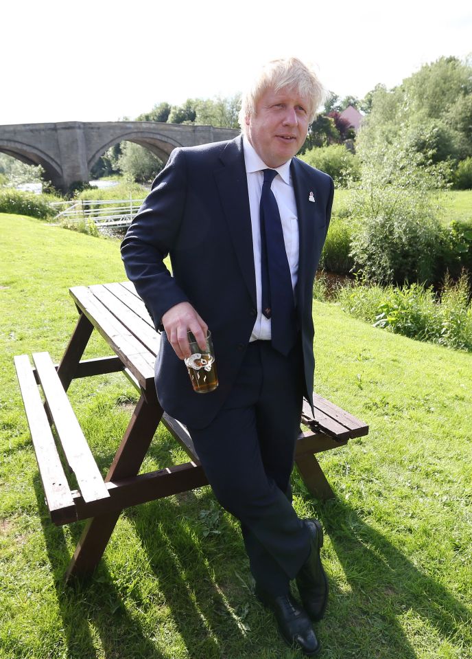 Boris was speaking as pubs in England look to reopen their gardens on April 12