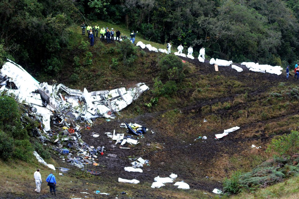 The 2016 plane crash killed 71 people including several Chapecoense football stars