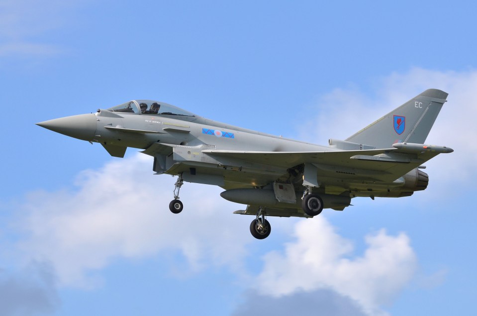 RAF jets have smashed an ISIS cave complex with a deadly barrage of bunker busting missiles