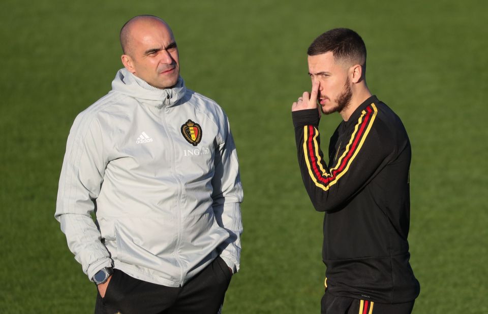 Roberto Martinez has admitted he does not know if Eden Hazard will make the Euros