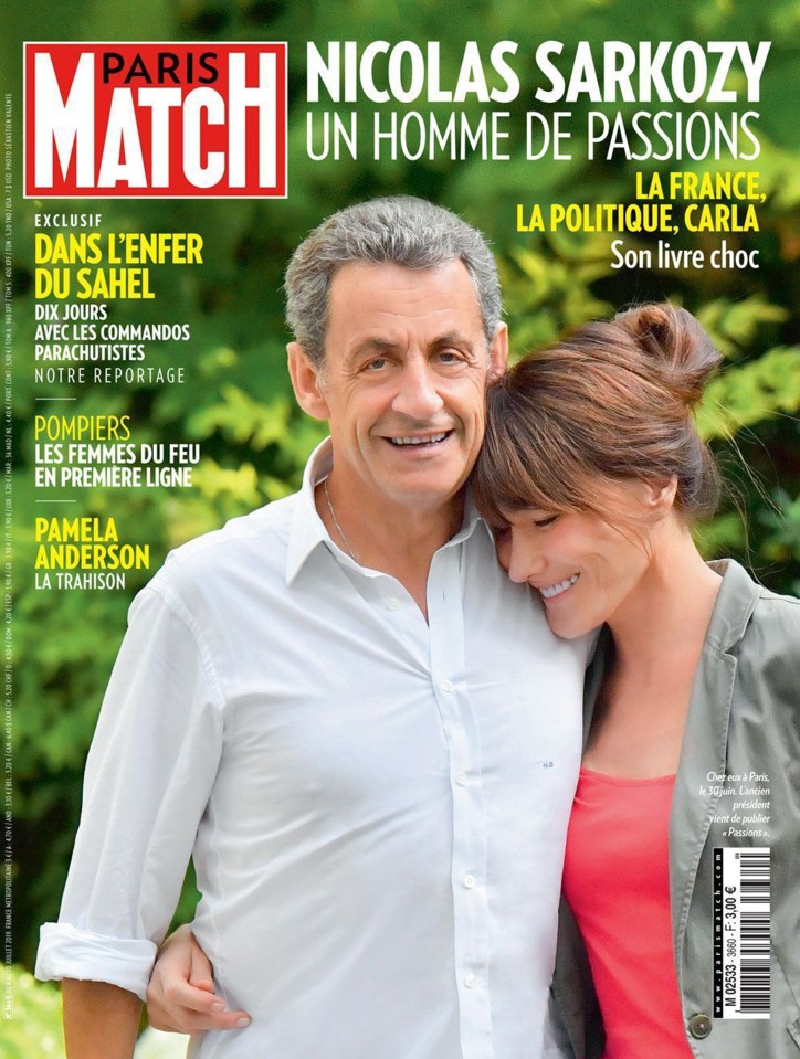 Carla Bruni married Nicolas Sarkozy in 2008