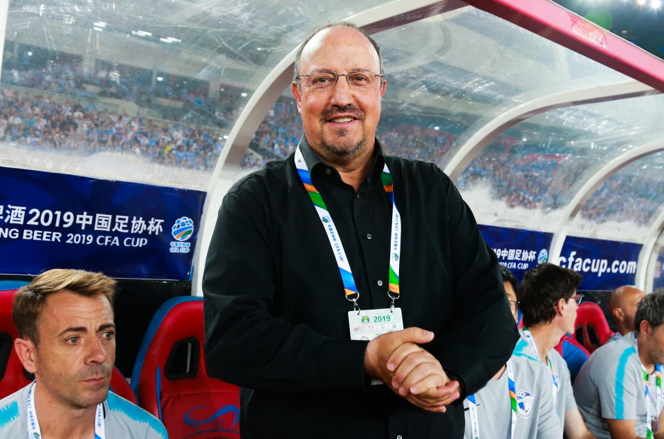 Rafael Benitez left Dalian in January