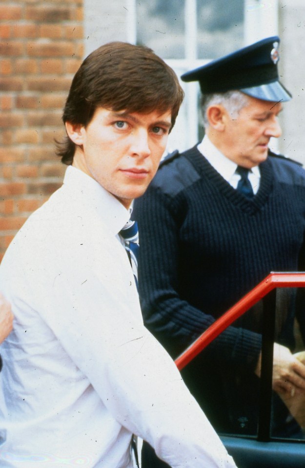 Bamber seen during his trial in 1986