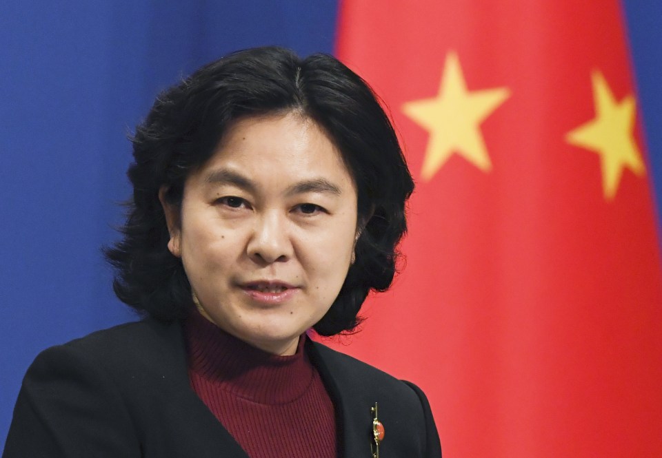 Chinese Foreign Ministry spokeswoman Hua Chunying tried to implicate the US