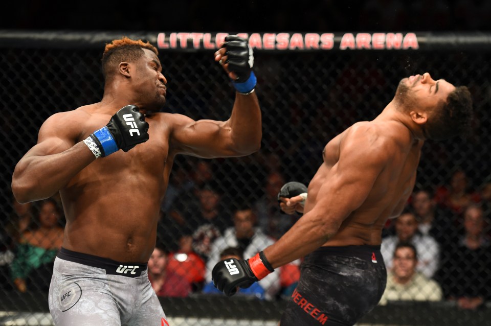 Francis Ngannous knockout of Alistair Overeem is one of the most iconic in recent memory