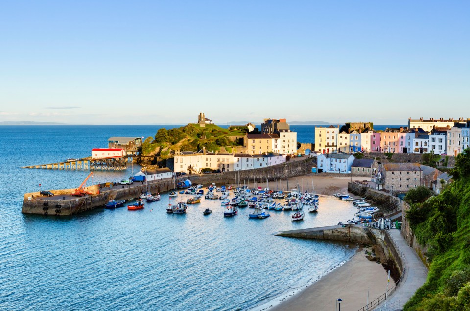 Colourful seaside towns can be found in Pembrokeshire