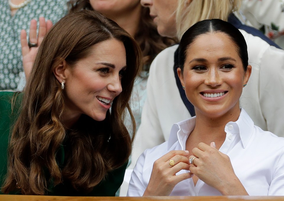 The sisters were famously pictured laughing together in the royal box