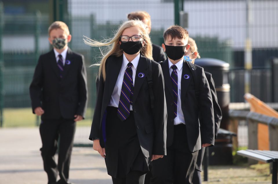 Kids as young as four in one East London area are being told to wear face masks all day while in school