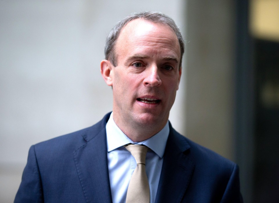 Dominic Raab described the killing of protesters as ‘a new low’