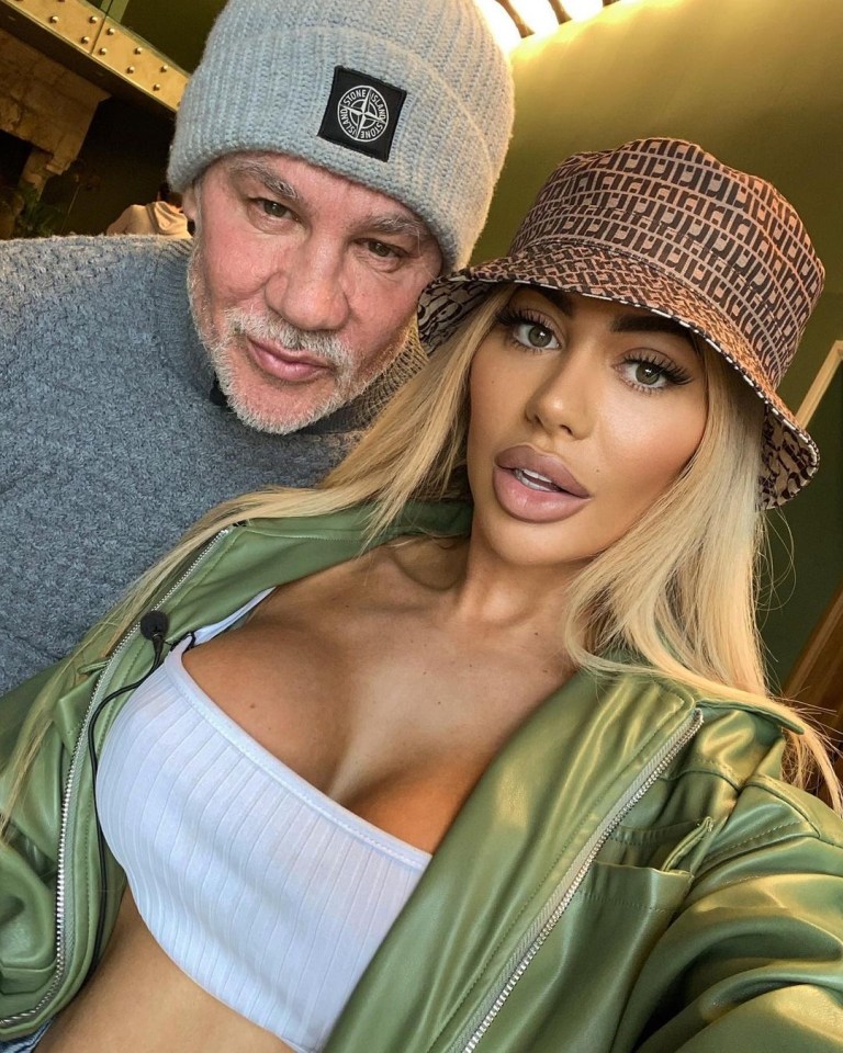 Chloe Ferry shared a throwback clip of her and Wayne Lineker saying ‘not long now baby’