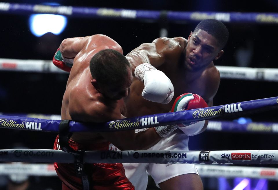 Joshua beat Pulev in December to retain his heavyweight belts with a ninth-round knockout