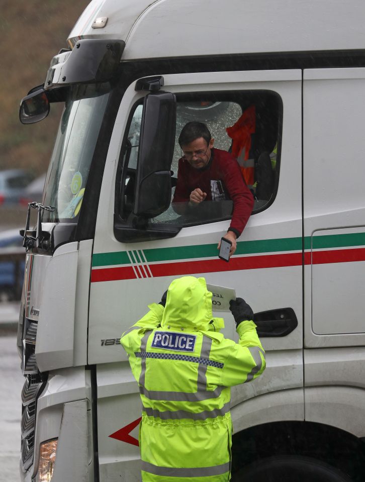 Nearly 70 per cent of arrivals from France, mostly lorry drivers, are not required to quarantine