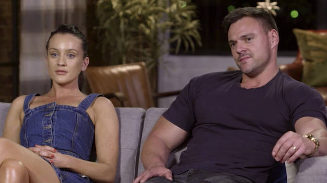 Ines with her ex husband Bronson - she was told to say certain things on Married At First Sight Australia