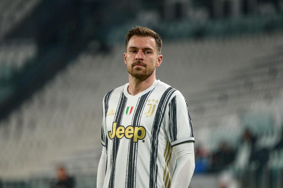 Juventus are ready to sell Aaron Ramsey, 30, to raise funds for Houssem Aouar