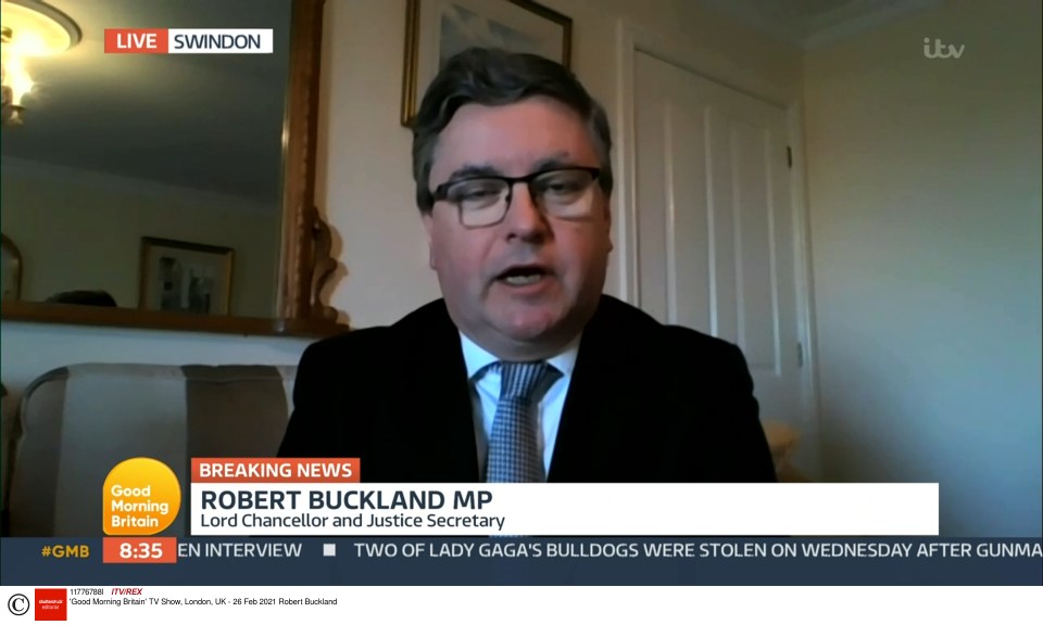 Justice Secretary Robert Buckland hinted at a U-turn on NHS pay