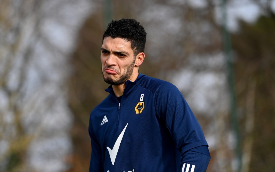 Raul Jimenez is back in training after a skull fracture