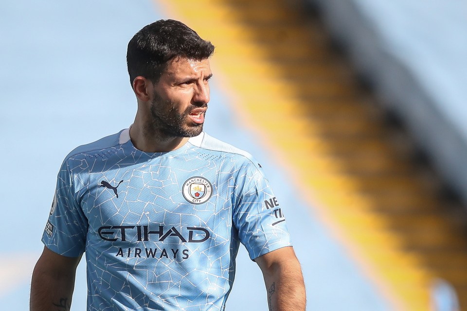 Sergio Aguero will leave Man City when his deal expires this summer