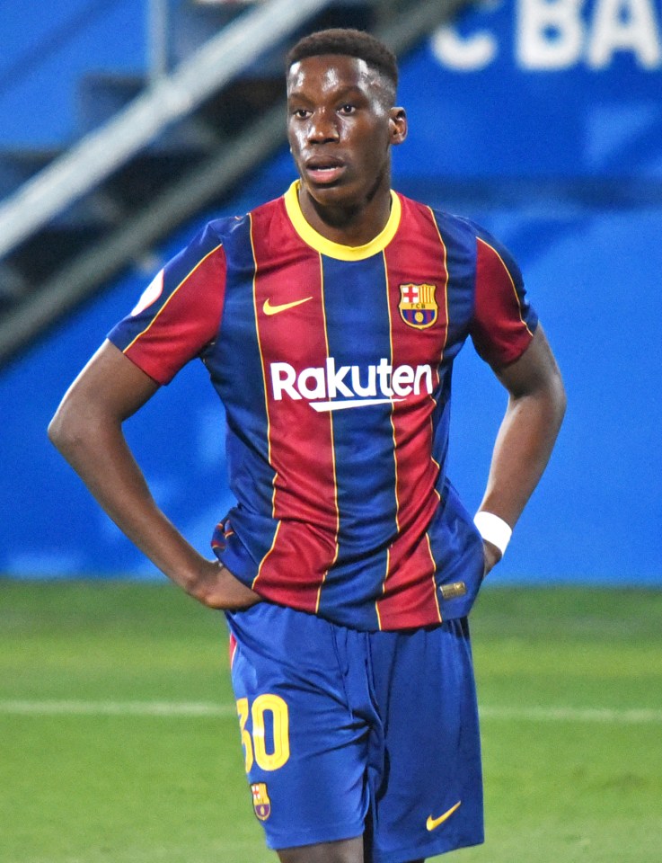 Barcelona ace Ilaix Moriba has been linked with a move to Manchester United