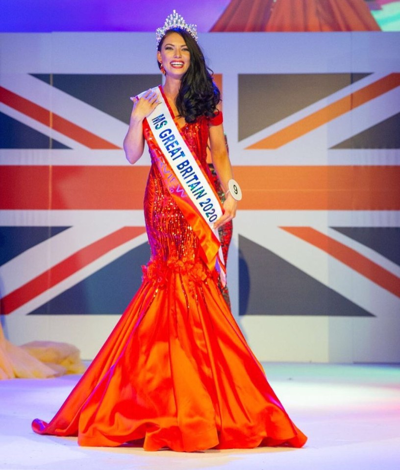 Ms Great Britain winning her title after overcoming an eating disorder