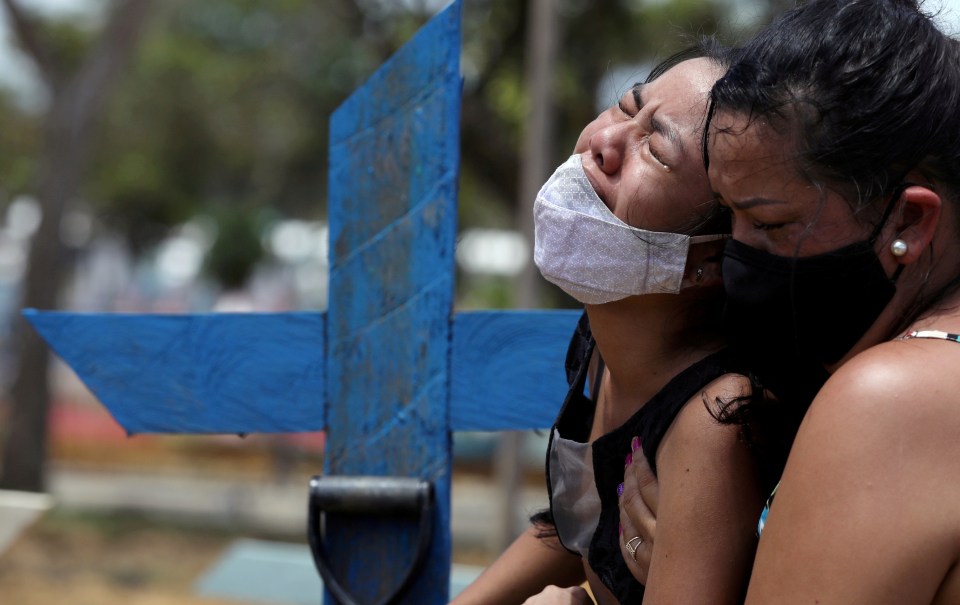 Tuesday saw Brazil's highest ever Covid death rate at over 1,900