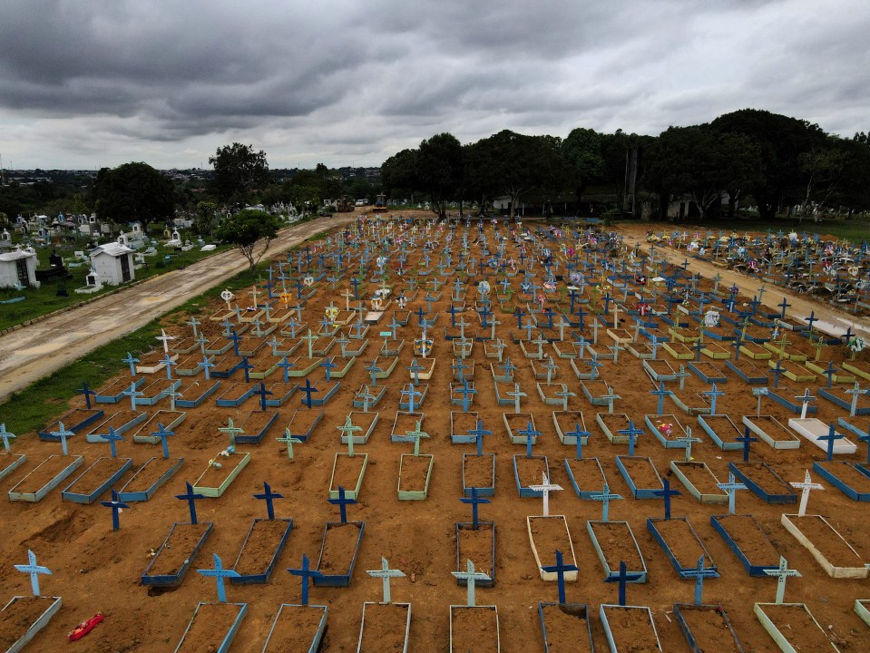 Mass graves have had to be dug in the city of Manaus