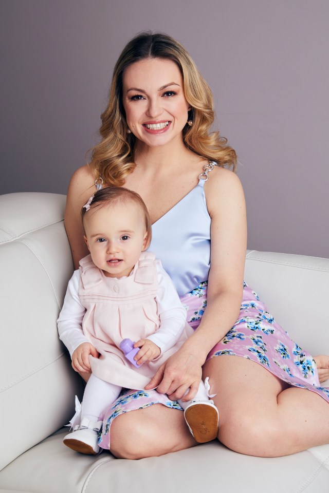 Ola Jordan with her daughter Ella