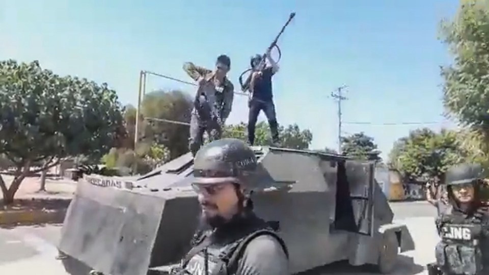 CJNG members are extremely well resourced and even have tank-like vehicles at their disposal