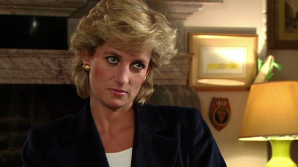 Diana confessed to the affair with Hewitt in a BBC Panorama programme in 1995