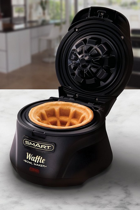 Start the day right with this Smart waffle bowl maker