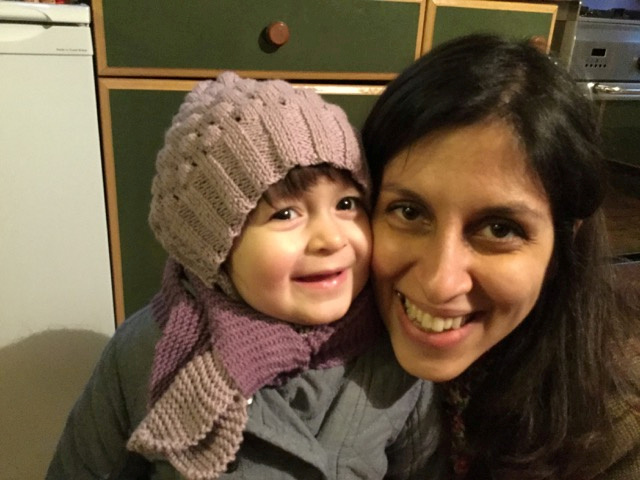 Nazanin had been taking her daughter to visit her parents when she was arrested at Tehran’s airport