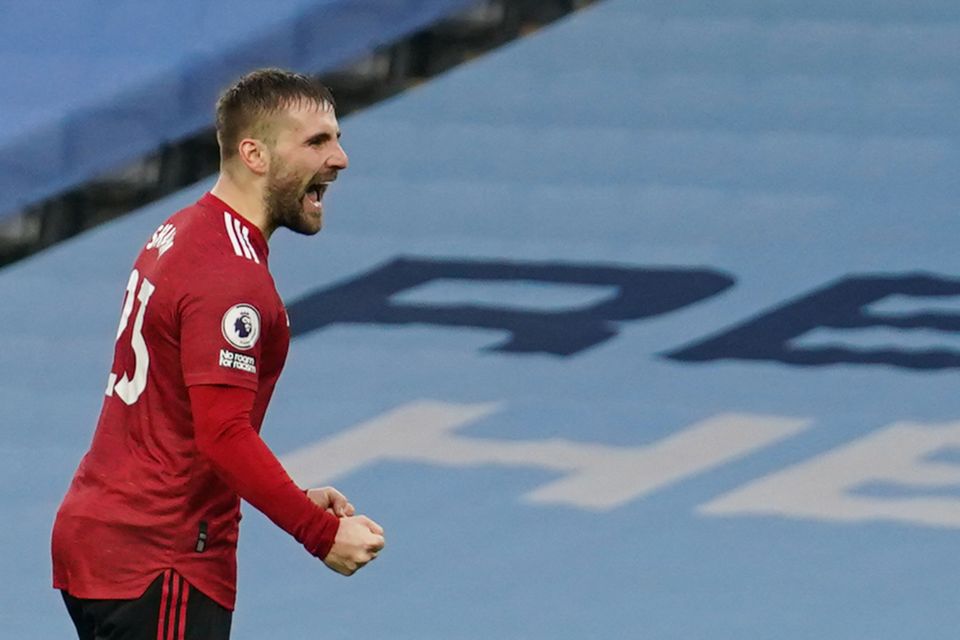 Luke Shaw starred in Man Utd's tremendous display at the Etihad