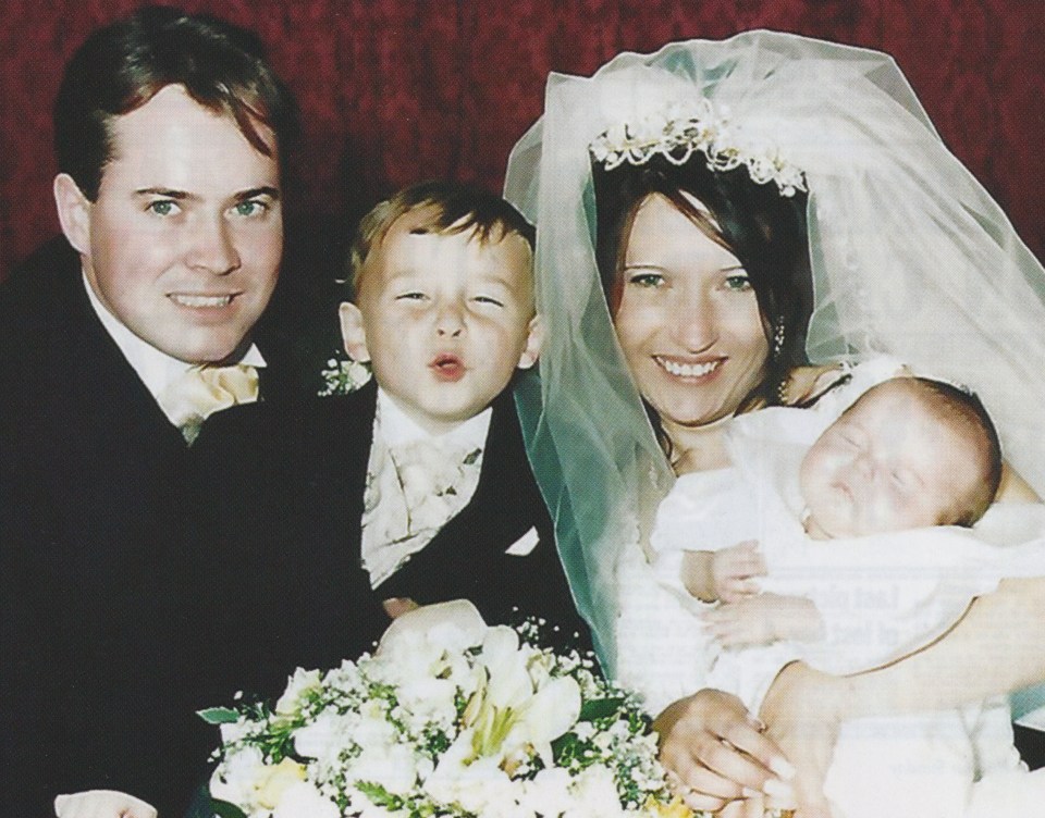 Michael and Tom were babies at Denise and Stuart's wedding