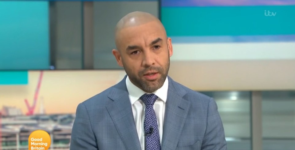 Piers clashed with Alex Beresford earlier today