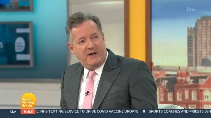 Piers was forced to quit in March