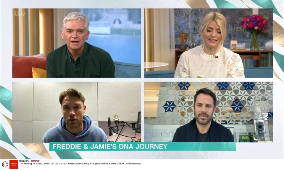 Jamie and Freddie appeared on Tuesday's This Morning to discuss their experience