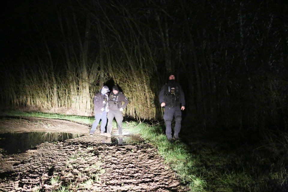 Specialist teams started hunting secluded wooded areas last night