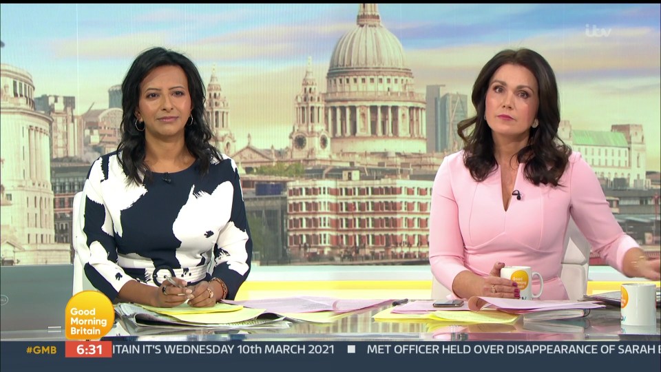 Ranvir Singh replaced Piers on today's GMB