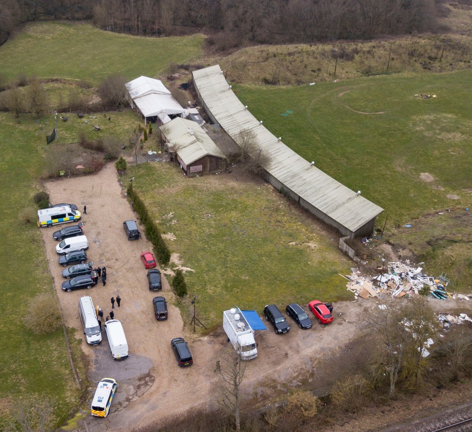 A driving range in Kent is being searched