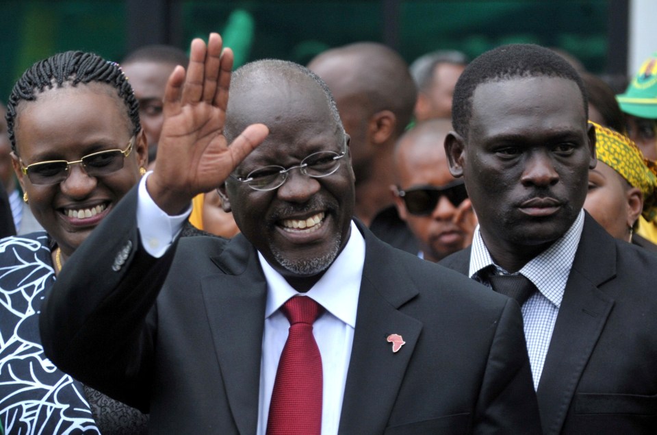 The president of Tanzania had not been seen in public since last month